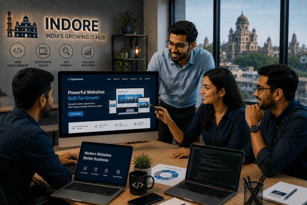 Best IT Company in Indore for Website Development – Fiftyone Digitalmedia LLP