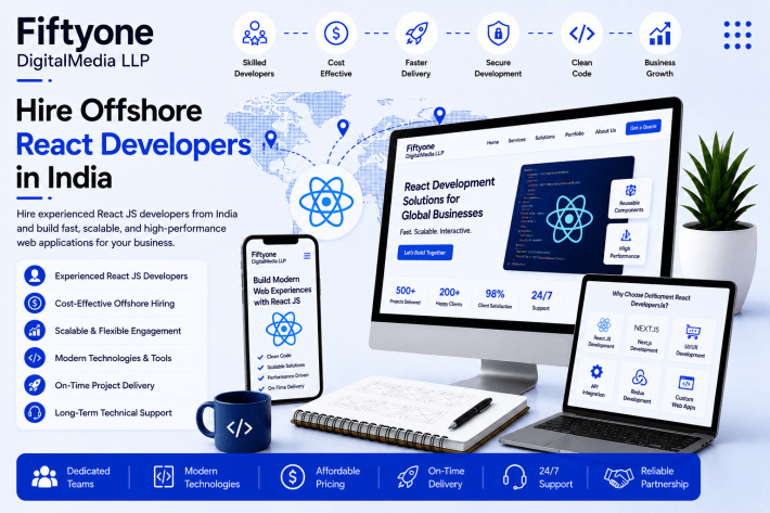 Hire Offshore React Developers in India