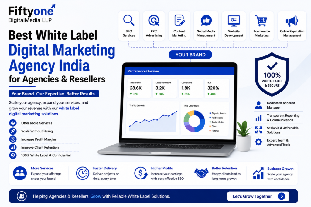 Best White Label Digital Marketing Agency India for Agencies & Resellers