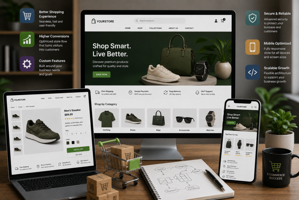 Why Businesses Invest in Custom E-commerce Website Development