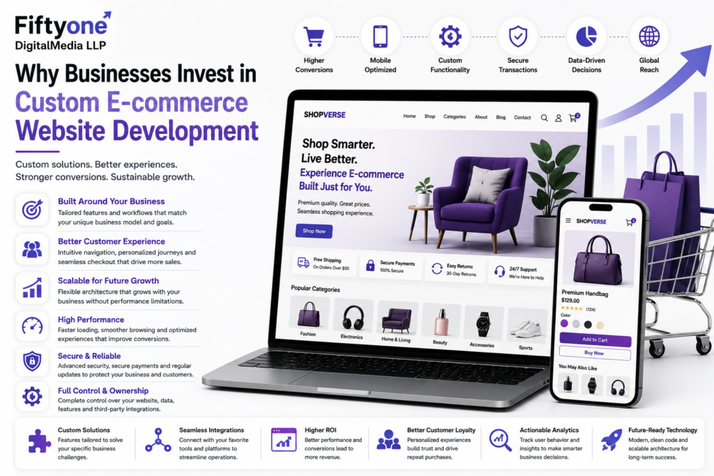 Why Businesses Invest in Custom E-commerce Website Development T