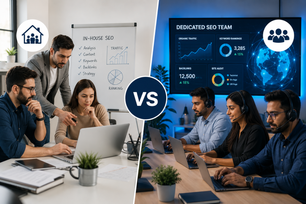 Dedicated SEO Team vs In-House SEO: Which Is Better for Growing Businesses?