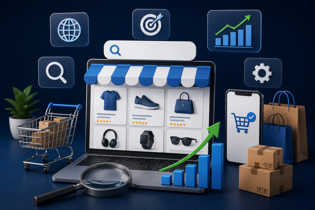 Ecommerce SEO Guide for Shopify, WooCommerce & Magento Stores