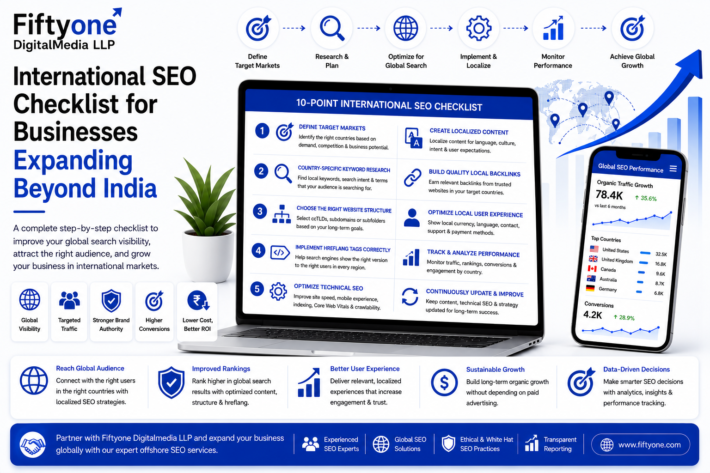 International SEO Checklist for Businesses Expanding Beyond India
