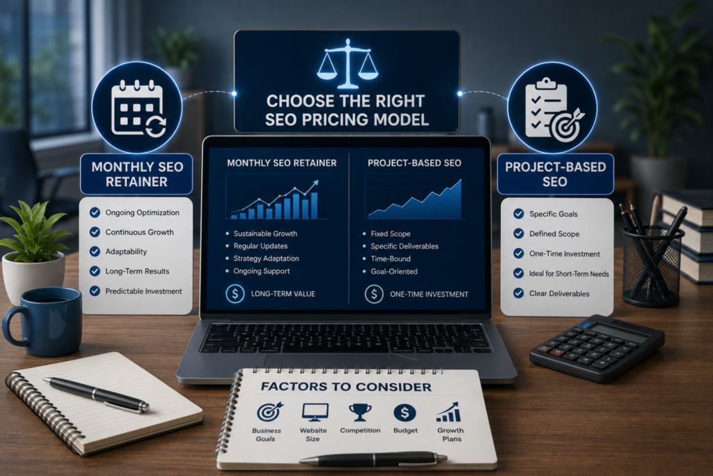 Offshore SEO Pricing Models Explained: Monthly vs Project-Based