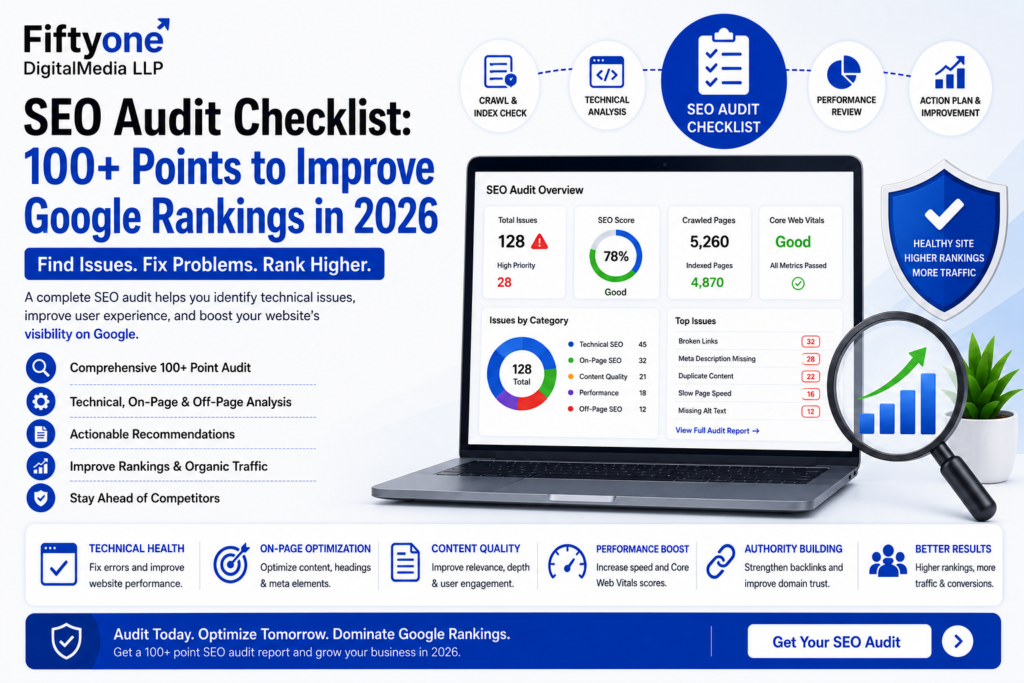 SEO Audit Checklist: 100+ Points to Improve Google Rankings in 2026