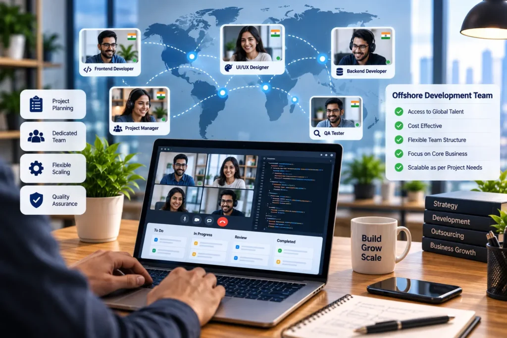 How to Build an Offshore Development Team Without Hiring Full-Time Developers
