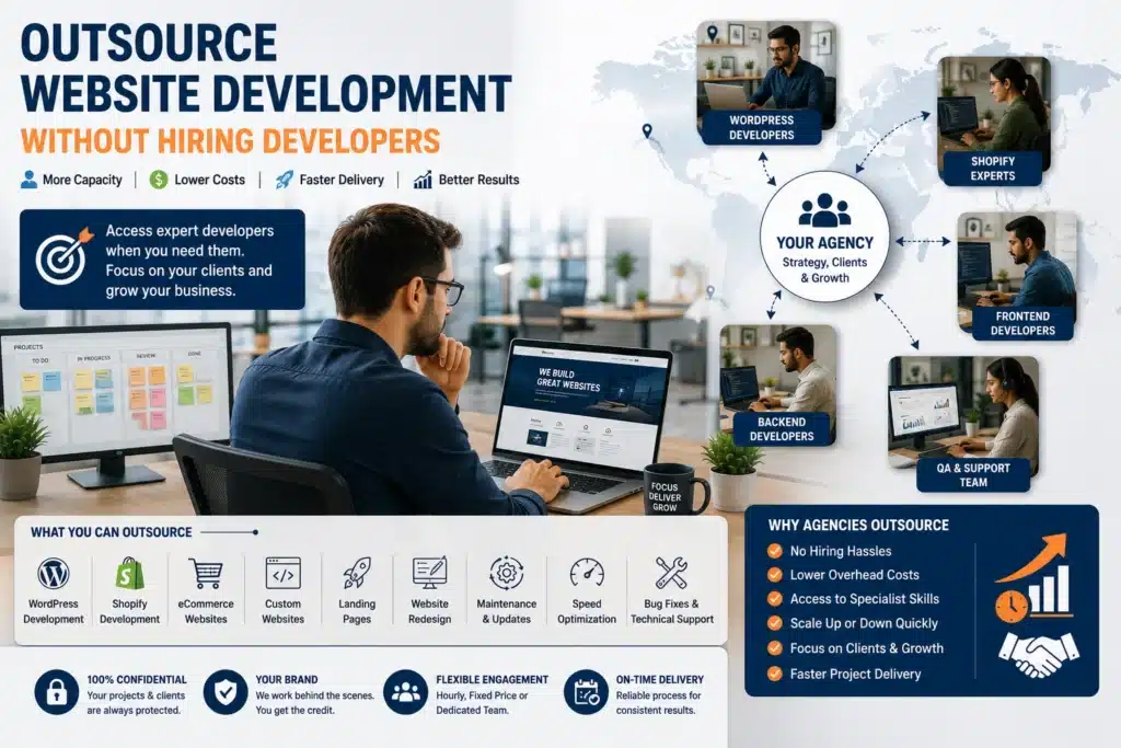 Outsource Website Development Without Hiring Developers