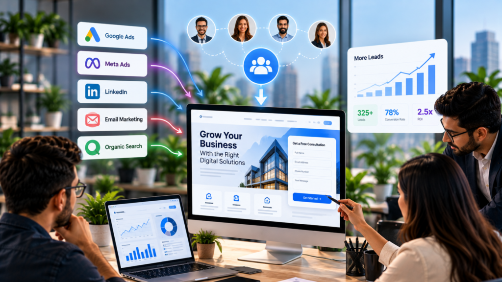 Landing Page Development for Lead Generation