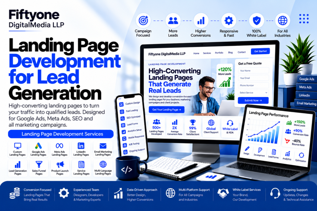 Landing Page Development for Lead Generation